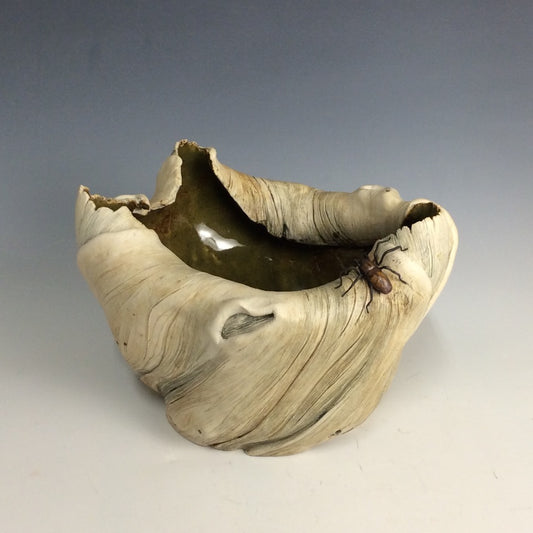 Karen Jean Smith - Bowl with two spiders #1