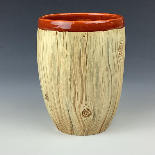 Karen Smith - Wood-texture Vessel #41