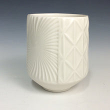 Load image into Gallery viewer, Kelly Justice GJK1218  Tall White 4-Pattern Cup #218
