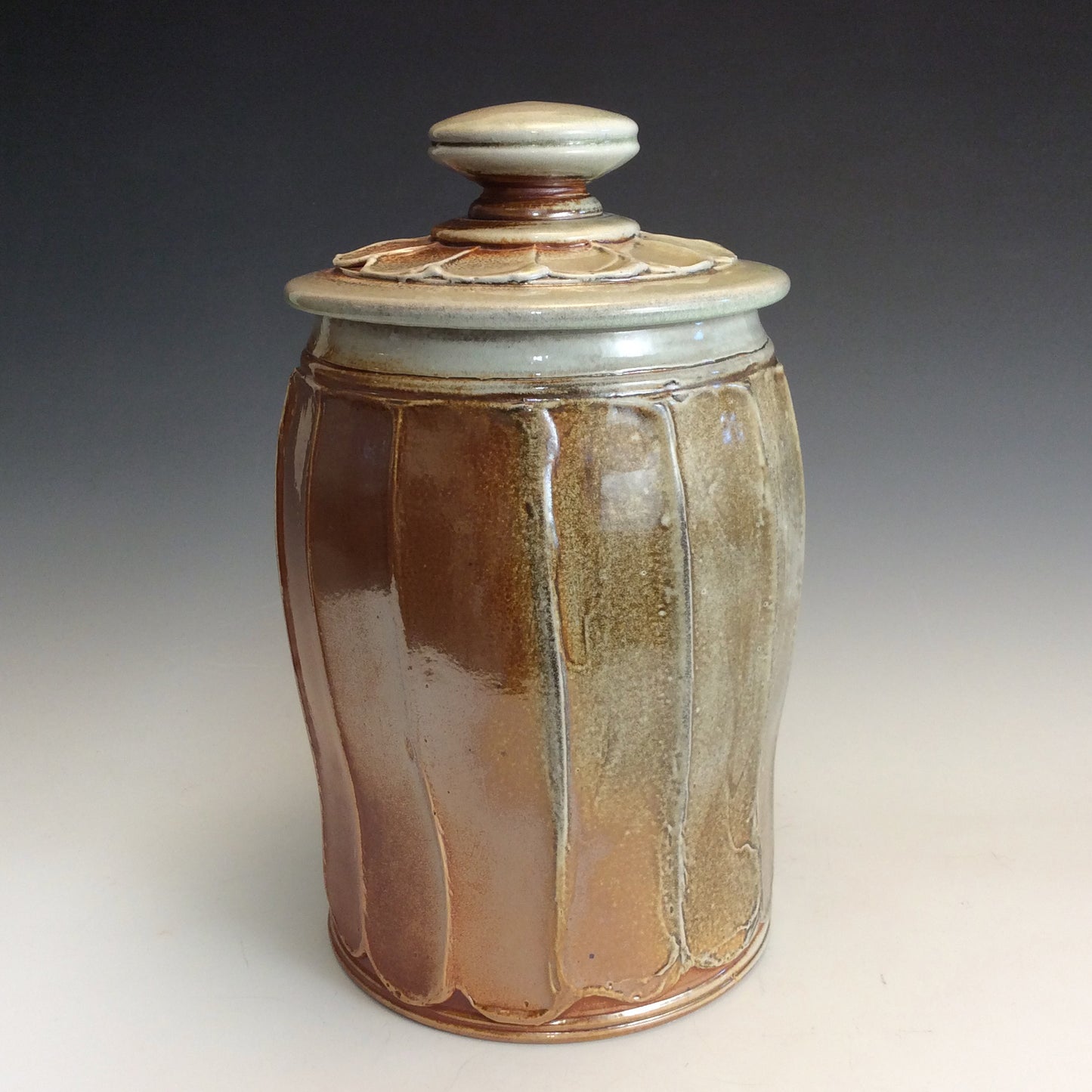 Ed Feldman Large Jar with Lid #170