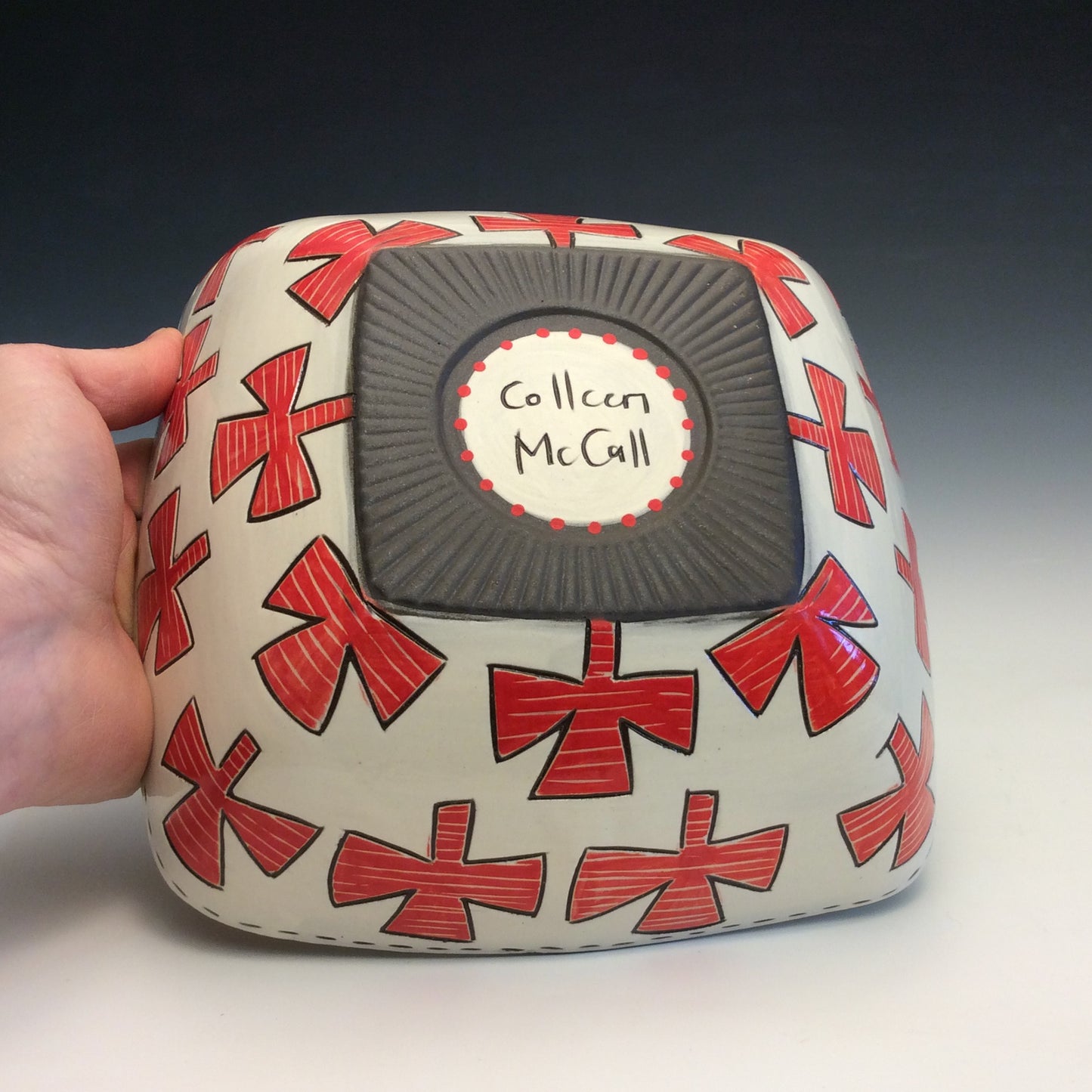 Colleen McCall-Square Yellow Serving Bowl #5