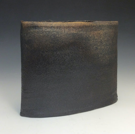 Michael Hughes Oval Stoneware Vase #28