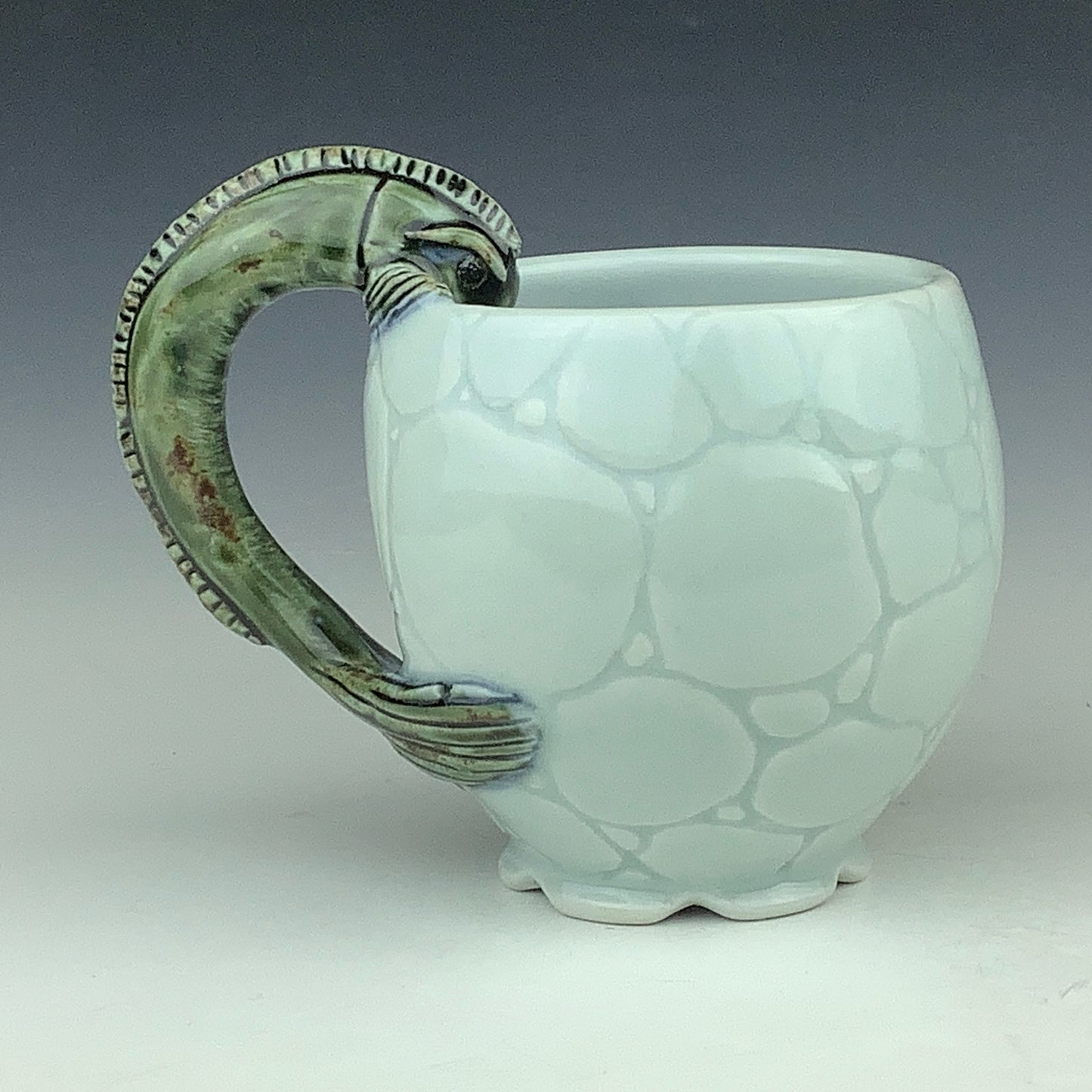 Jee Eun Lee - Fish Handle Mug Shadow Blue #20