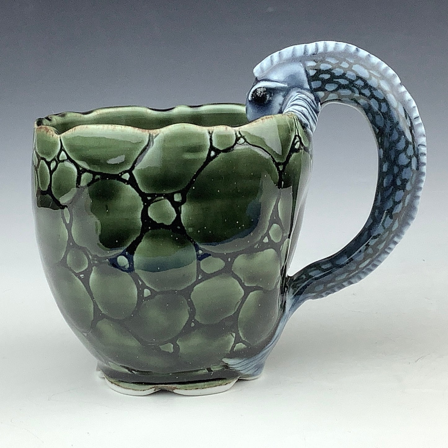 Jee Eun Lee - Fish Handle Mug Forest Green #12