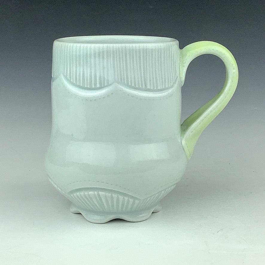 Jee Eun Lee - Green Handle Mug - Shadow Blue #34