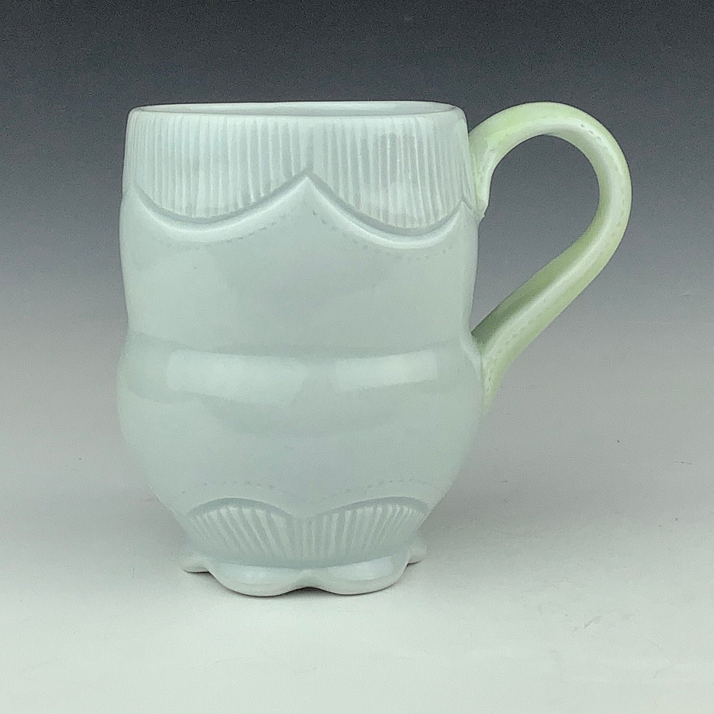 Jee Eun Lee - Green Handle Mug - Shadow Blue #33