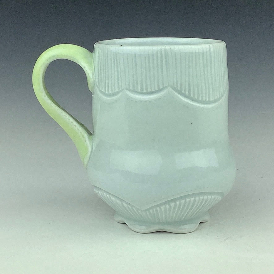 Jee Eun Lee - Green Handle Mug - Shadow Blue #34