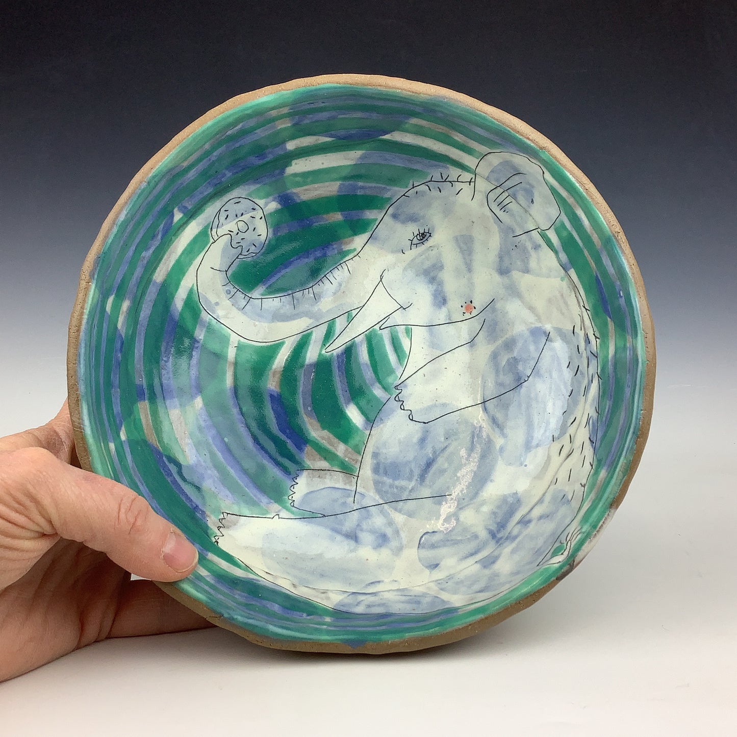 Lynne Hobaica - Elephant Bowl #5