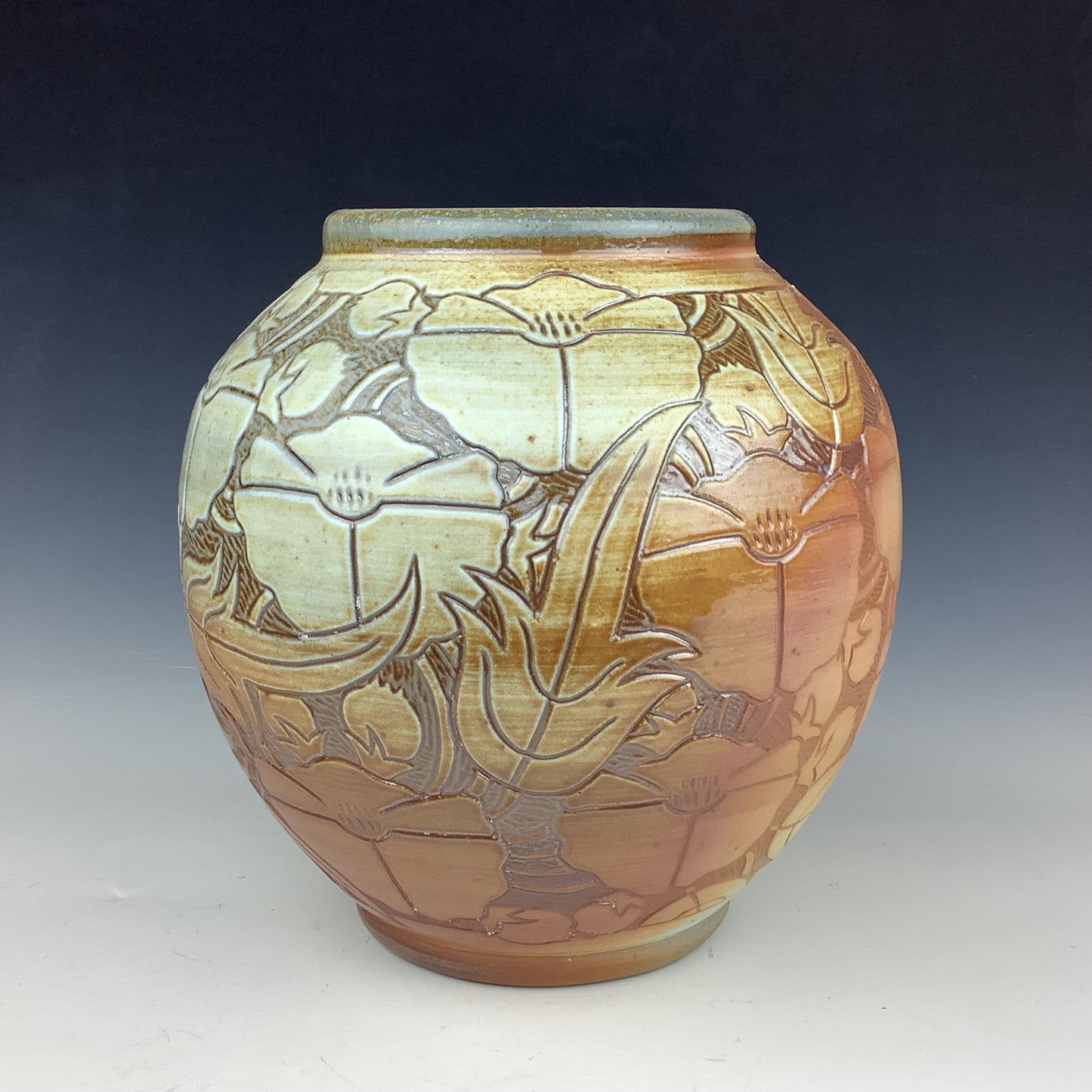 Courtney Eppel Wood Fired Floral Vase #16