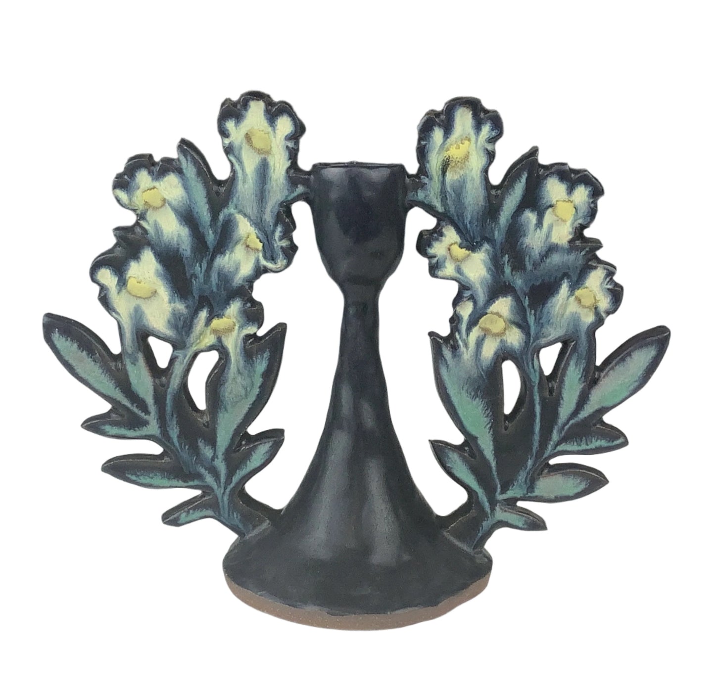 Ruth Easterbrook - Large Flower Winged Candlestick #31