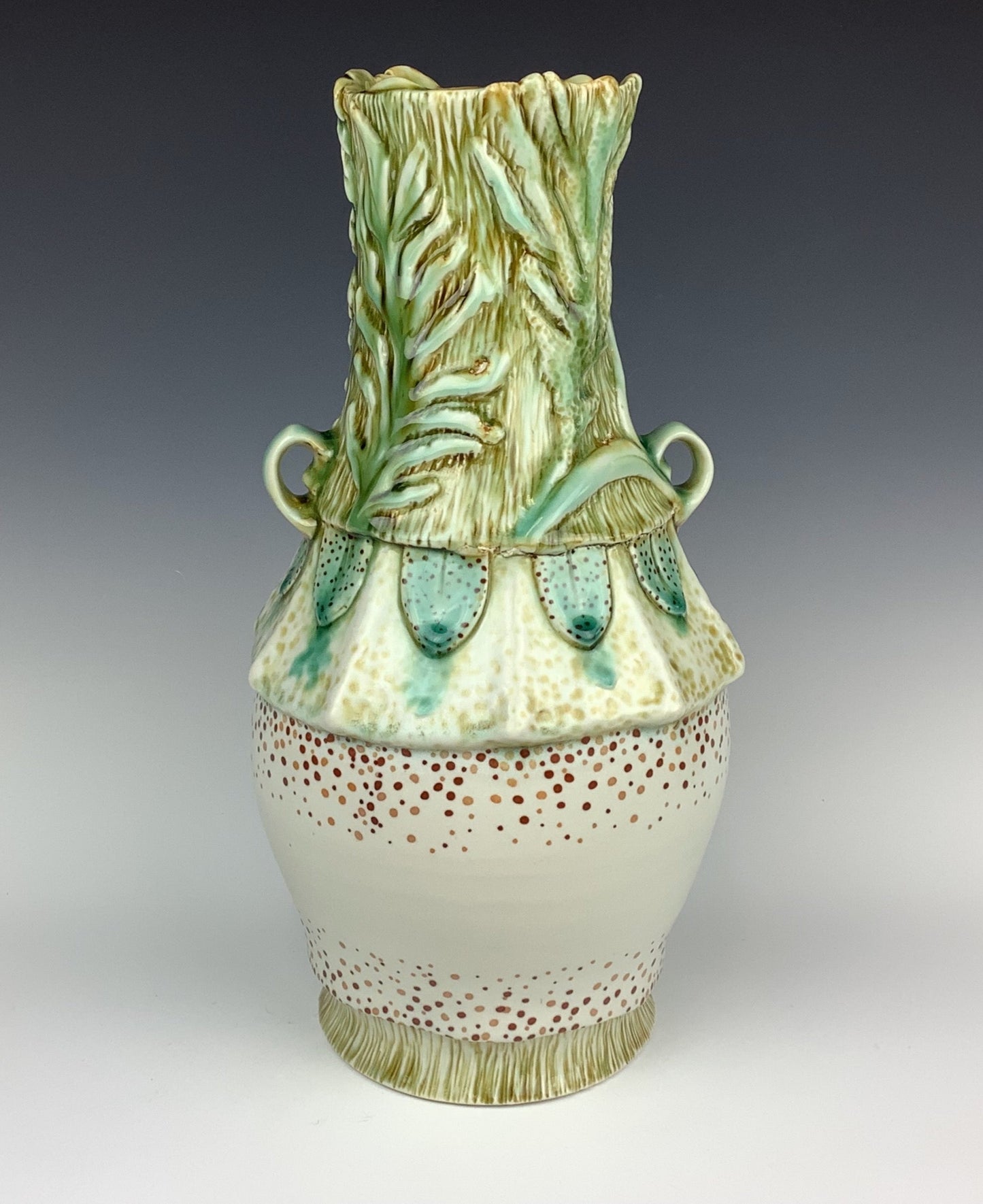 Jen Gandee - Large carved vase #335