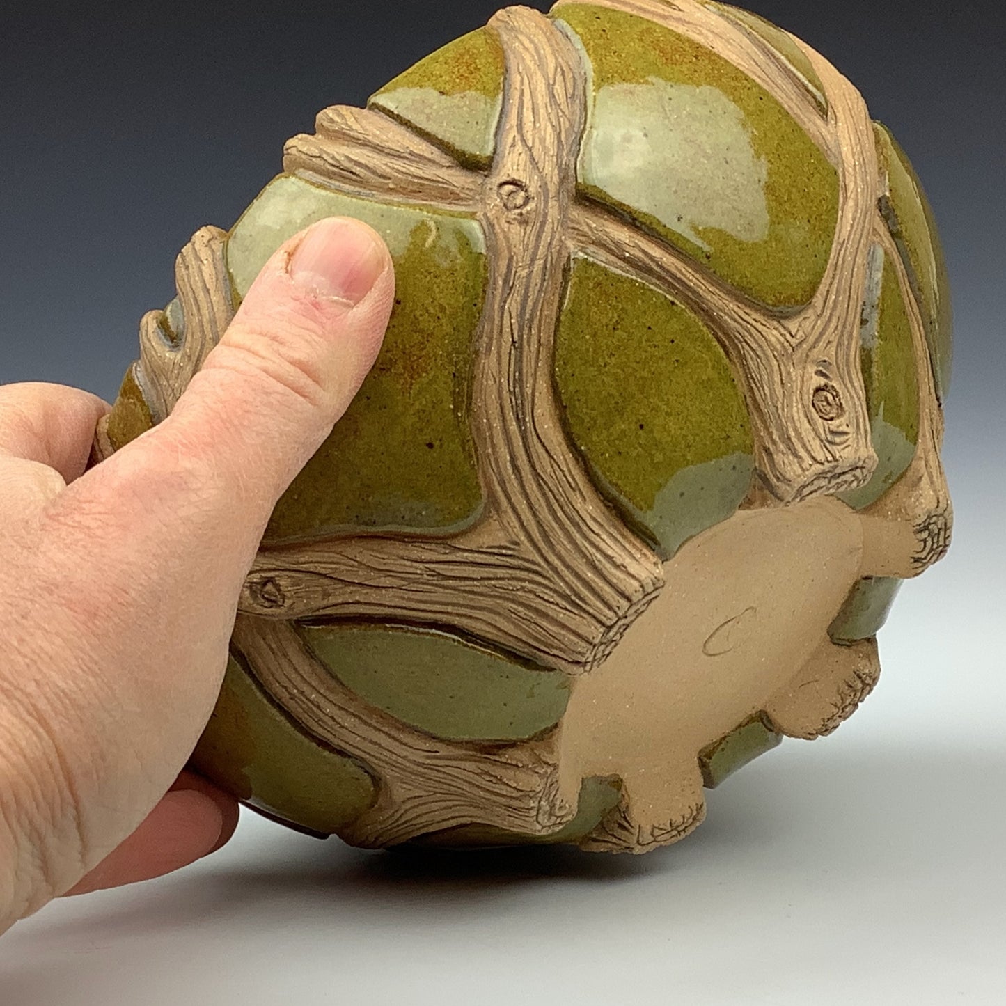 Karen Smith - Olive wood bowl #28