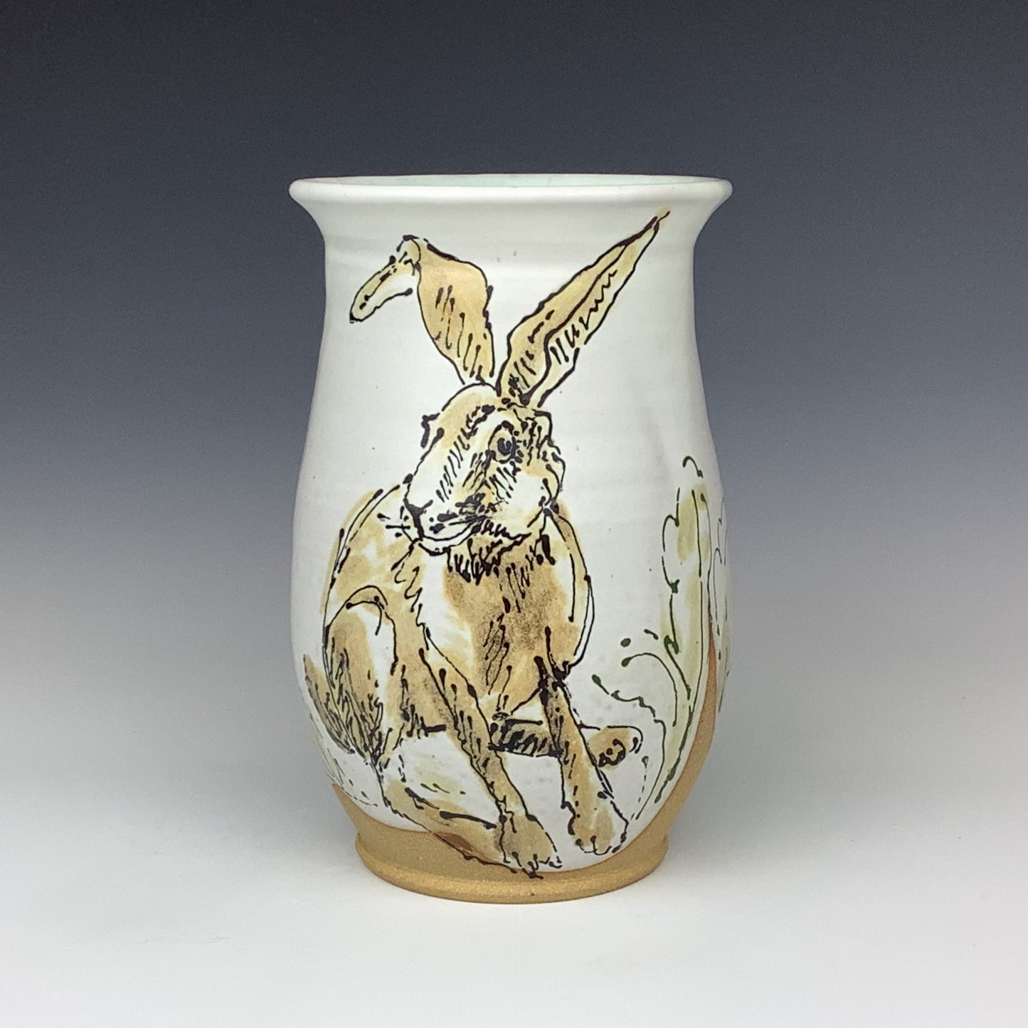 Ellen Haffar - Large Rabbit Vase #1