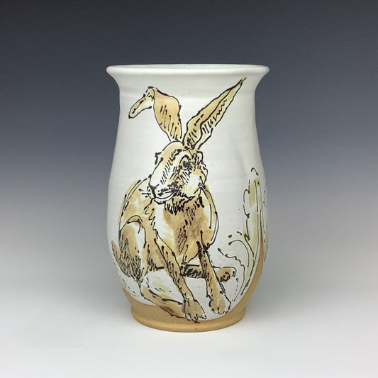 Ellen Haffar - Large Rabbit Vase #1