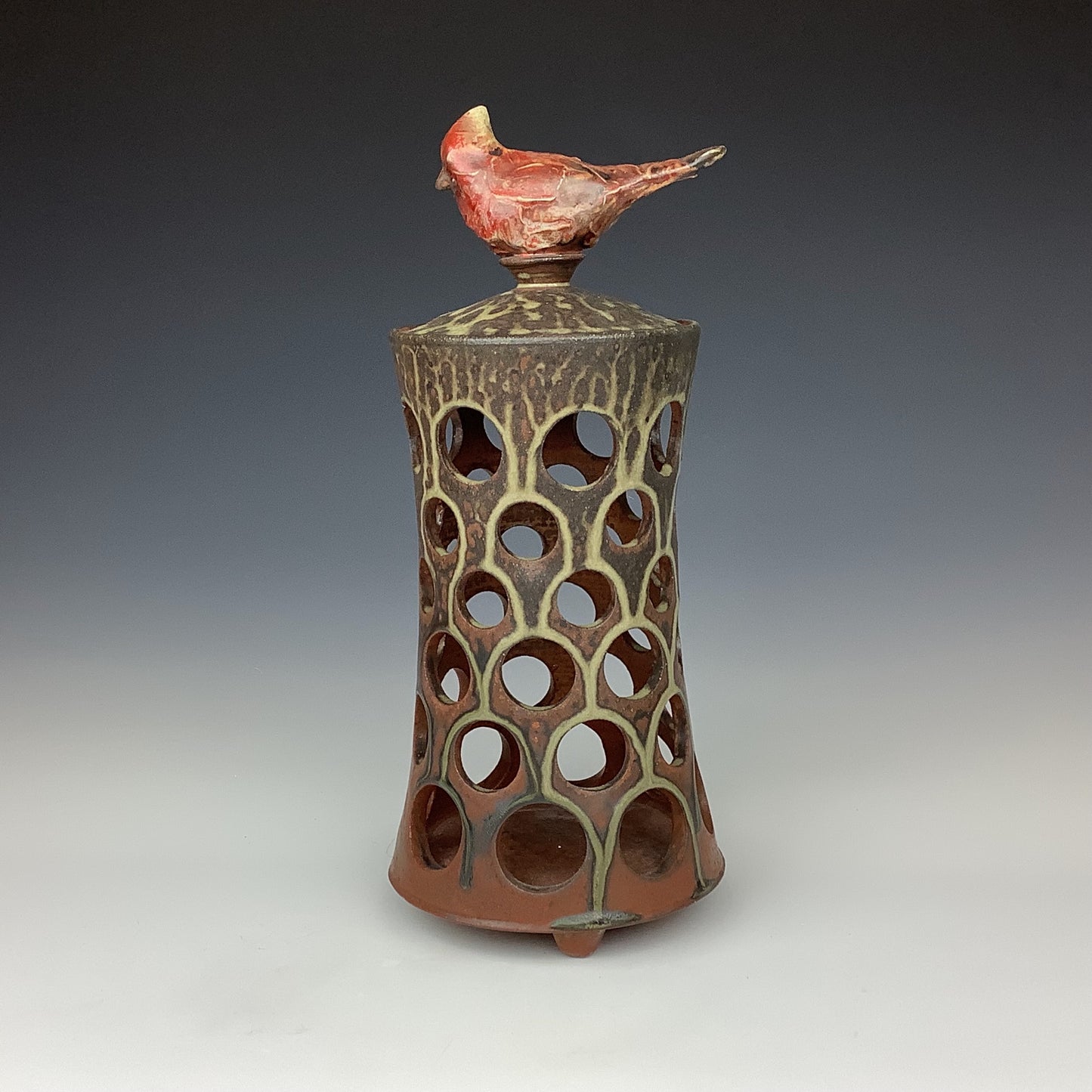 Peter Valenti - Large Pierced Jar #14