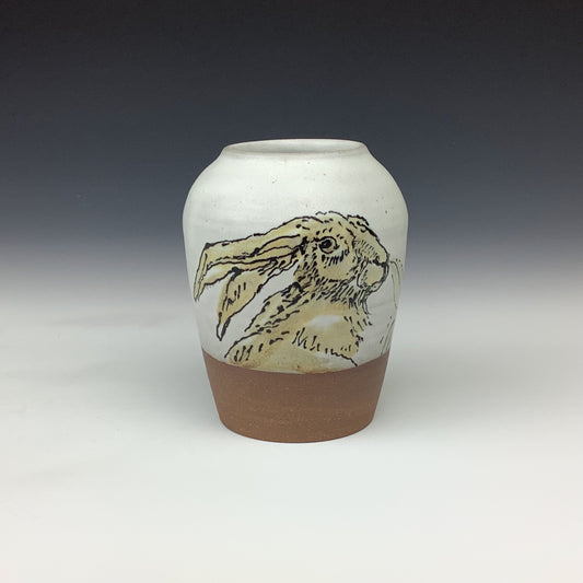 Ellen Haffar - Small Rabbit Vase #2