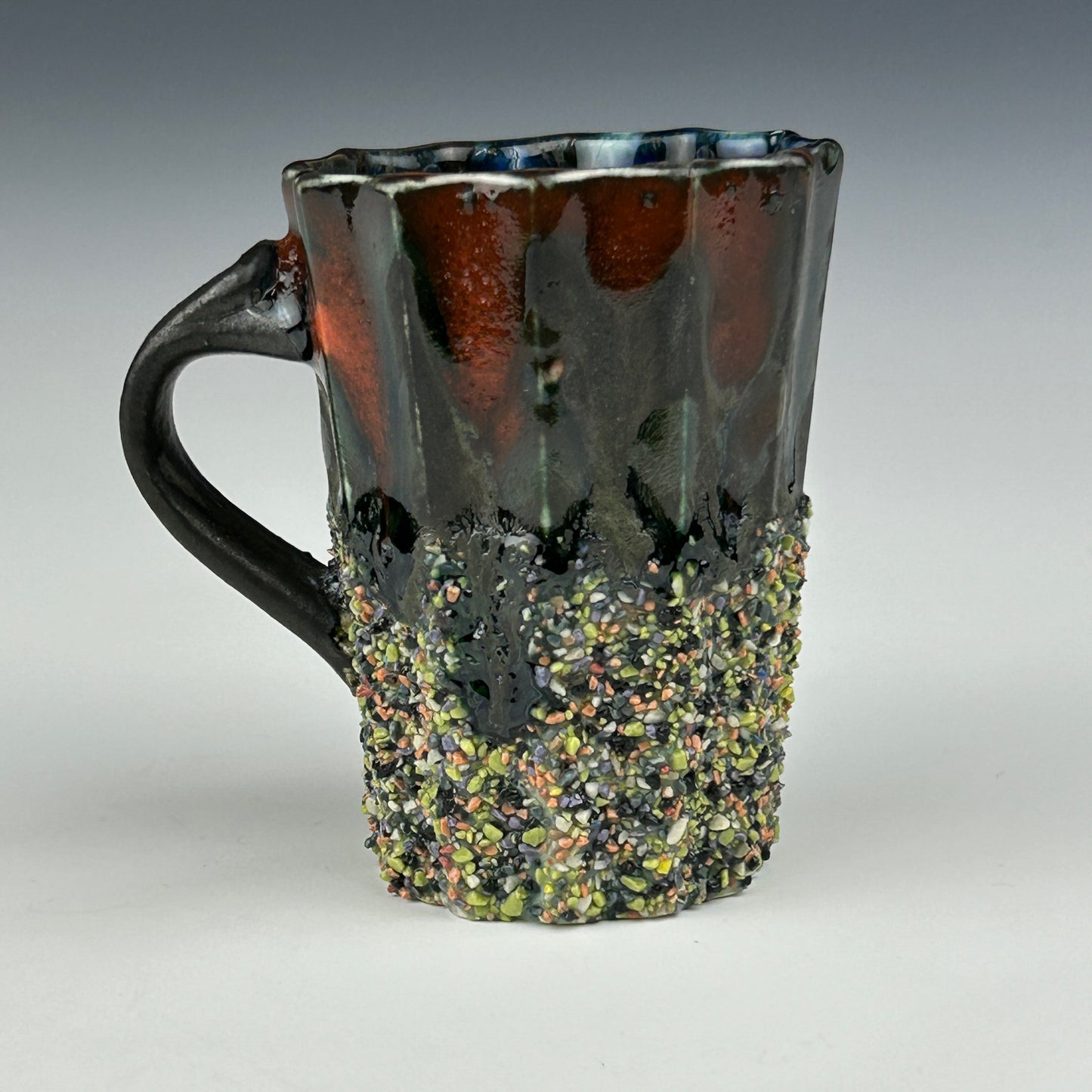 Matt Mitros - Small fluted mug #142