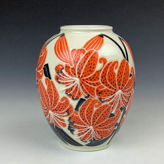 Courtney Eppel - Tiger Lily Vase #52