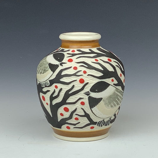 Courtney Eppel - Chickadee Vase #55