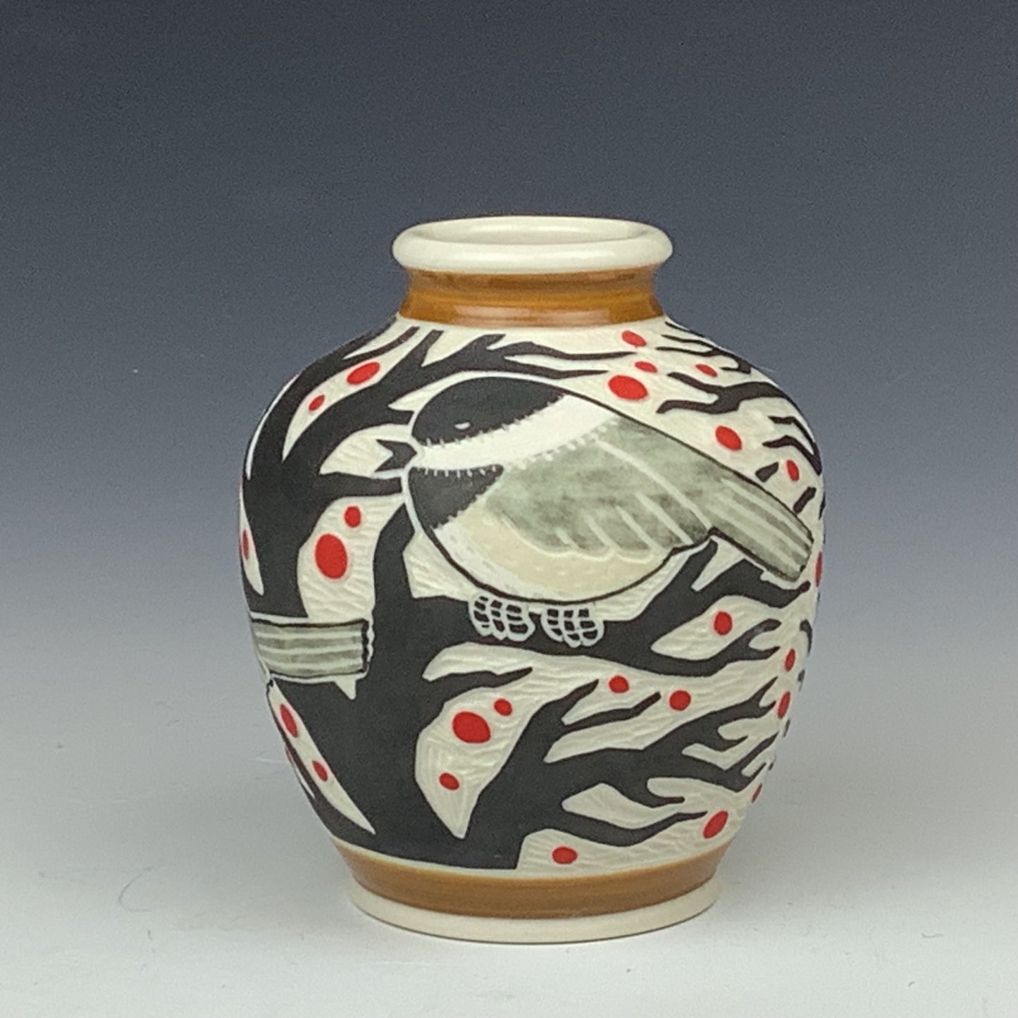 Courtney Eppel - Chickadee Vase #55