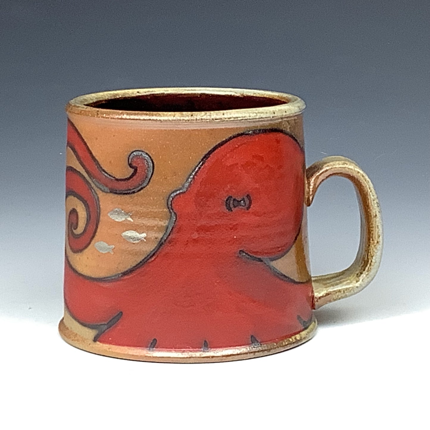 Courtney Eppel - Wood Fired Octopus Mug #57