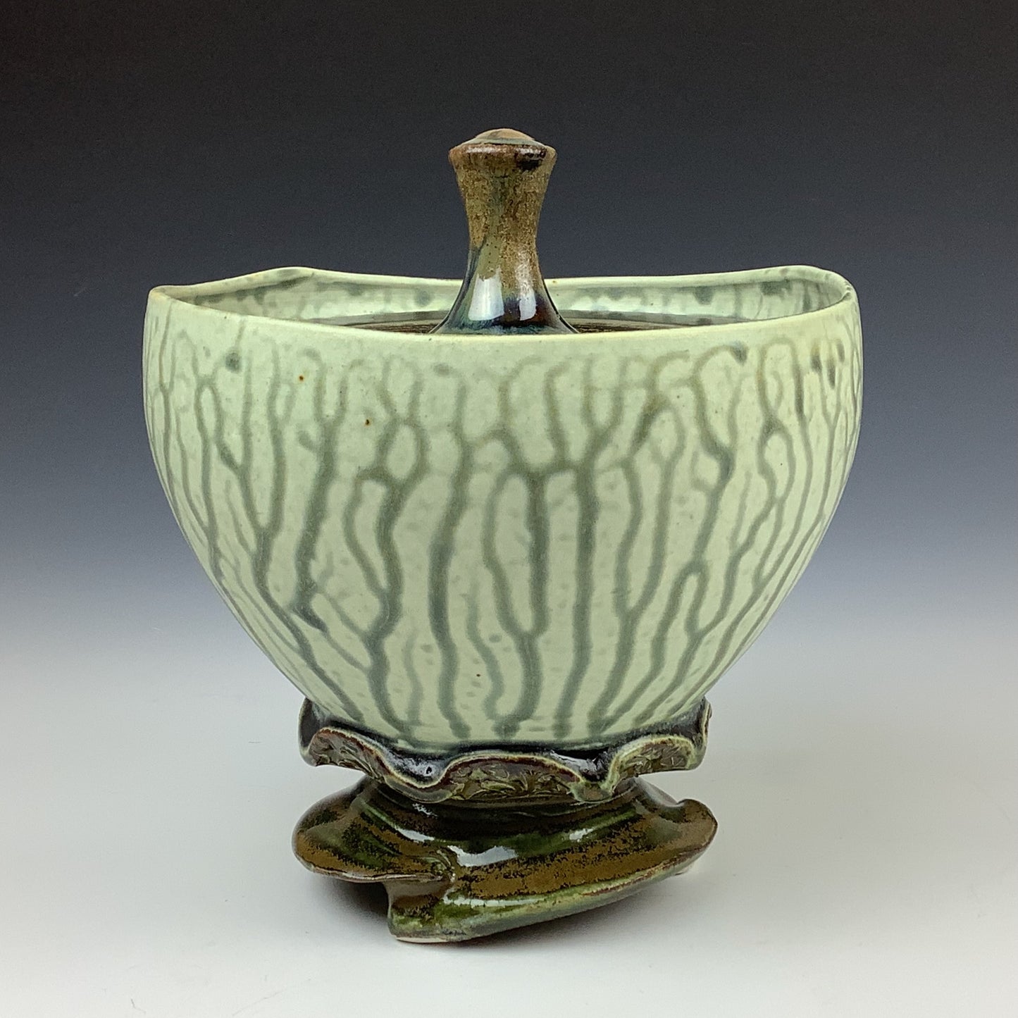Ed Feldman - Lidded Jar #214