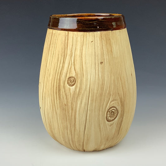 Karen Smith - Wood-texture Vessel #40