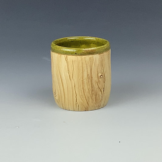 Karen Smith - Wood-texture Shot Cup #45