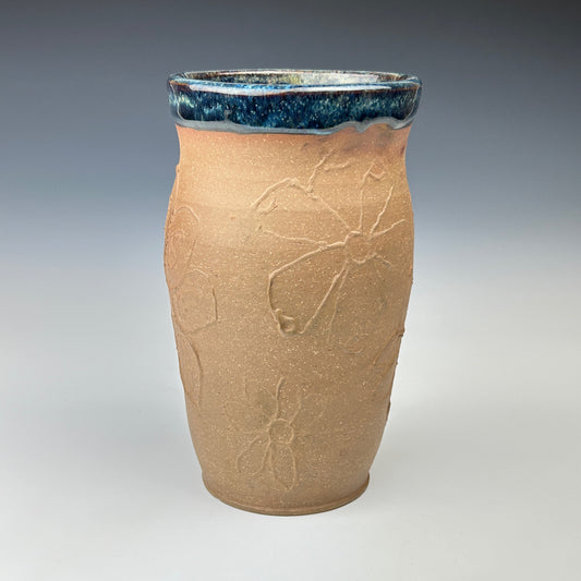Olivia Melinski -  Slip Trailed flower Vase #2