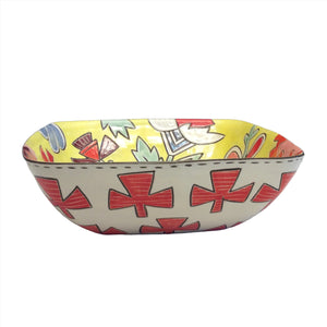 Colleen McCall-Square Yellow Serving Bowl #5