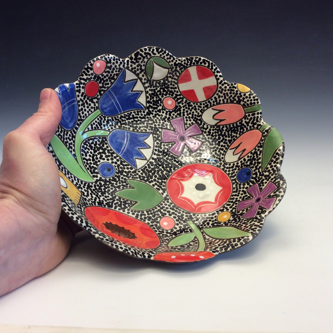 Colleen McCall-Scallop Spaceflower Bowl #6