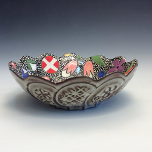 Colleen McCall-Scallop Spaceflower Bowl #6