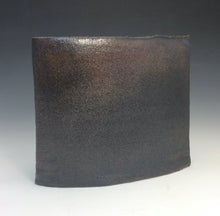 Load image into Gallery viewer, Michael Hughes Oval Stoneware Vase #28

